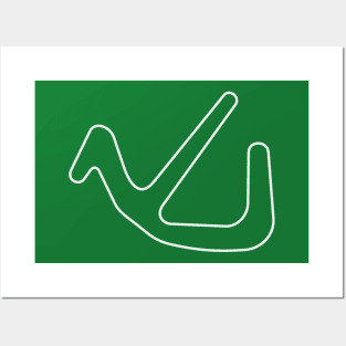 Anglesey Circuit [outline] Posters and Art